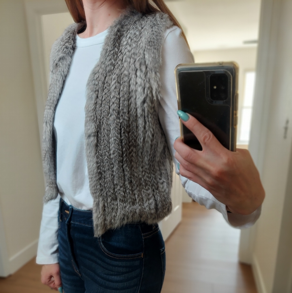 100% Rabbit Fur - Picture 2 of 7